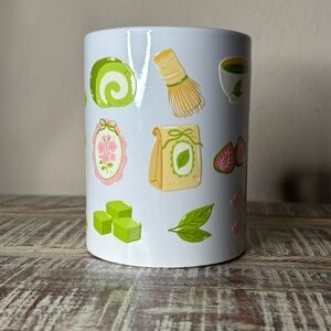 Green & White Matcha Mug
